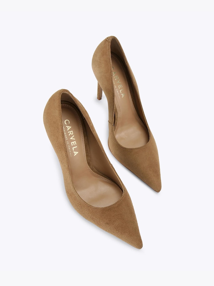 Carvela Brown Eterno Court Pumps - Image 2 of 4