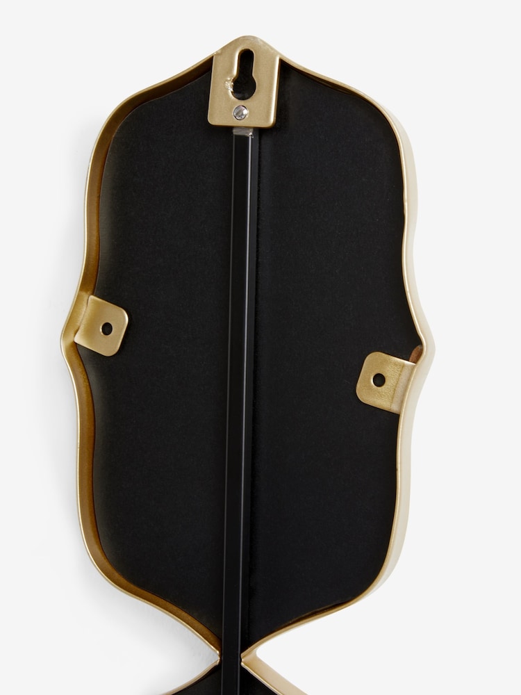 Set of 2 Gold Decorative Wall Mirrors - Image 6 of 6