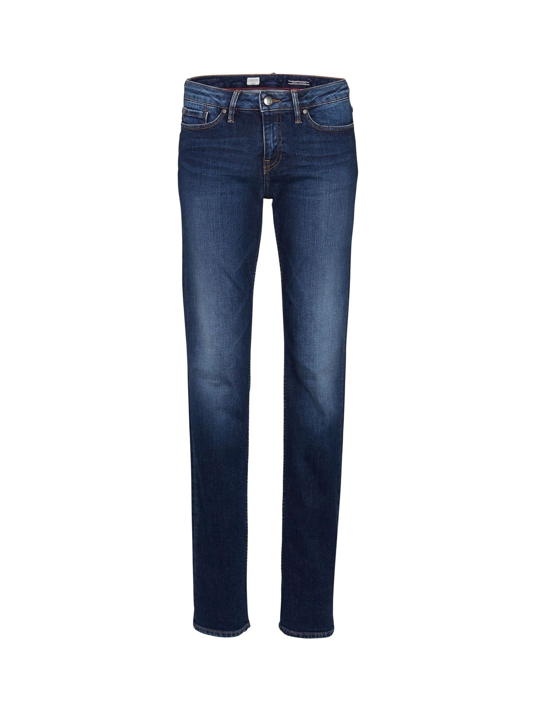 Buy Tommy Hilfiger Blue Absolute Rome Straight Jeans from Next Luxembourg