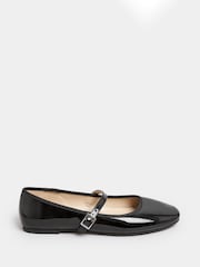 Yours Curve Black Extra Wide Fit Wide Fit Mary Jane Shoes - Image 2 of 5