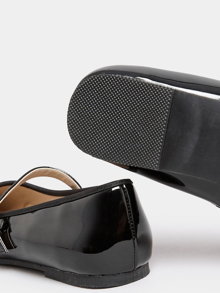 Yours Curve Black Extra Wide Fit Wide Fit Mary Jane Shoes - Image 5 of 5