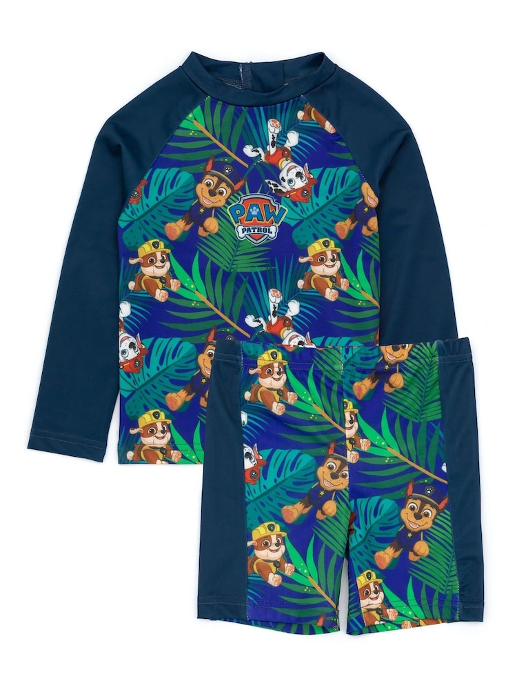 Vanilla Underground Blue Paw Patrol 2 Piece Swim Set - Image 1 of 4