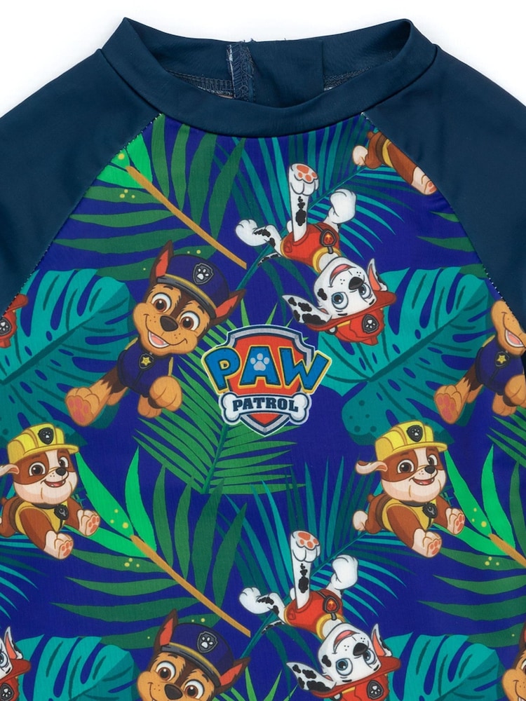 Vanilla Underground Blue Paw Patrol 2 Piece Swim Set - Image 4 of 4