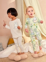 Green/Cream Miffy License Pyjamas 2 Pack (9mths-8yrs) - Image 1 of 11