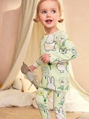Green/Cream Miffy License Pyjamas 2 Pack (9mths-8yrs) - Image 3 of 11