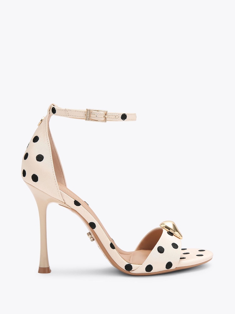 Carvela White Incanto Polka Sandals - Image 1 of 4
