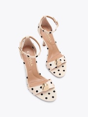 Carvela White Incanto Polka Sandals - Image 2 of 4