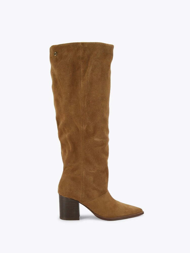 Carvela Natural Reina Knee Boots - Image 1 of 4 Carvela Natural Reina Knee Boots - Image 1 of 4