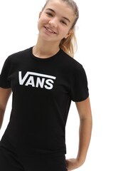 Vans Girls Black Logo T-Shirt - Image 1 of 5