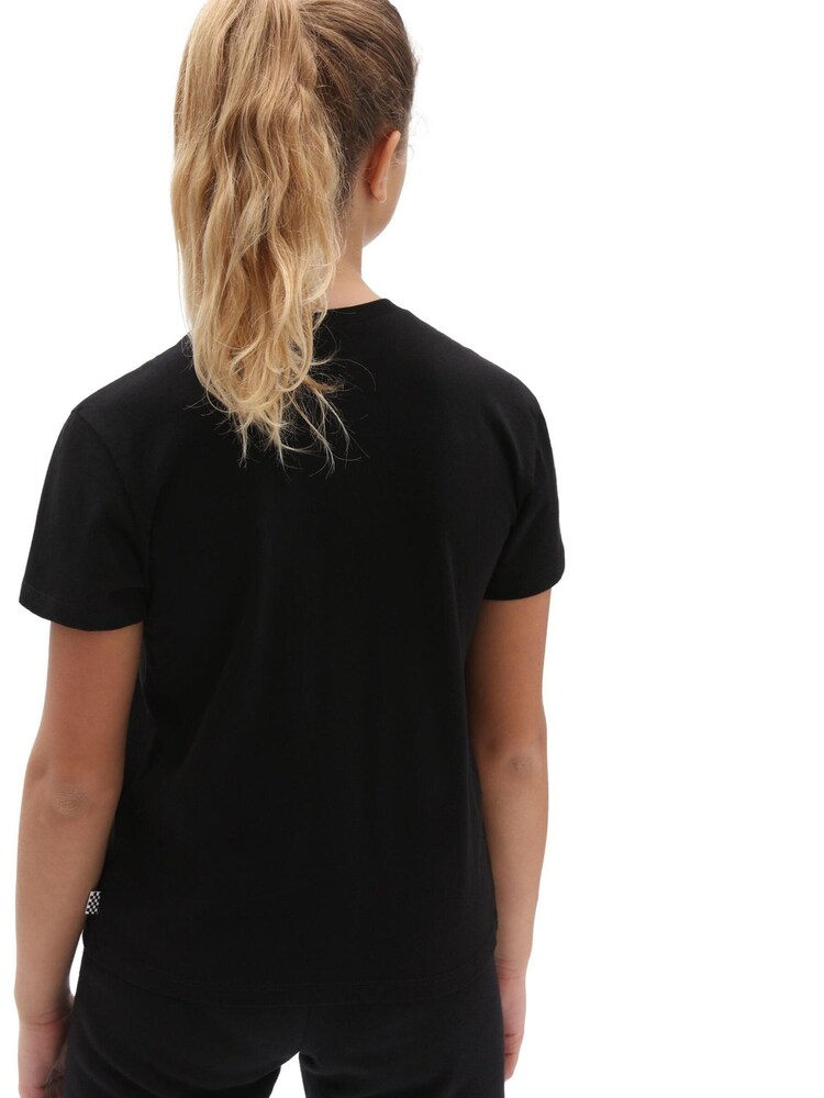 Vans Girls Black Logo T-Shirt - Image 2 of 5