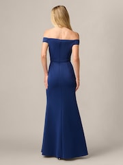 Adrianna Papell Schulterfreies Abendkleid aus Scuba - Bild 2 von 6