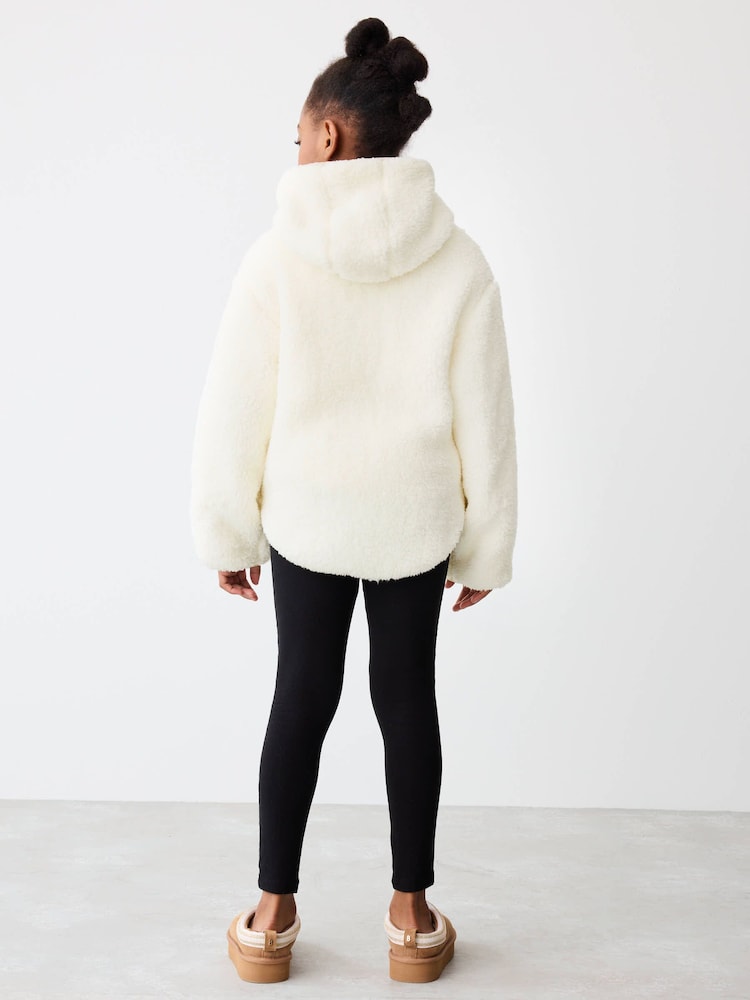 Baker by Ted Baker Zip Through Hooded Fleece Jacket - Image 2 of 9