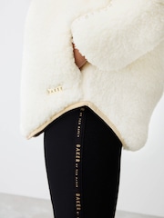 Baker by Ted Baker Zip Through Hooded Fleece Jacket - Image 4 of 9