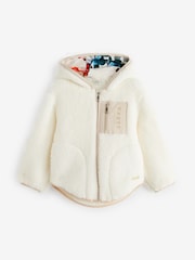 Baker by Ted Baker Zip Through Hooded Fleece Jacket - Image 5 of 9