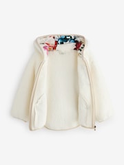 Baker by Ted Baker Zip Through Hooded Fleece Jacket - Image 7 of 9
