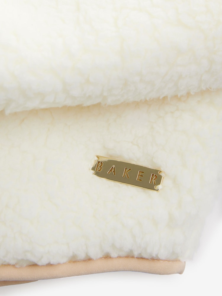 Baker by Ted Baker Zip Through Hooded Fleece Jacket - Image 9 of 9 Baker by Ted Baker Zip Through Hooded Fleece Jacket - Image 9 of 9