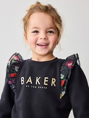 Baker by Ted Baker 2 Piece Frill Sweat Top and Joggers Set - Image 3 of 12