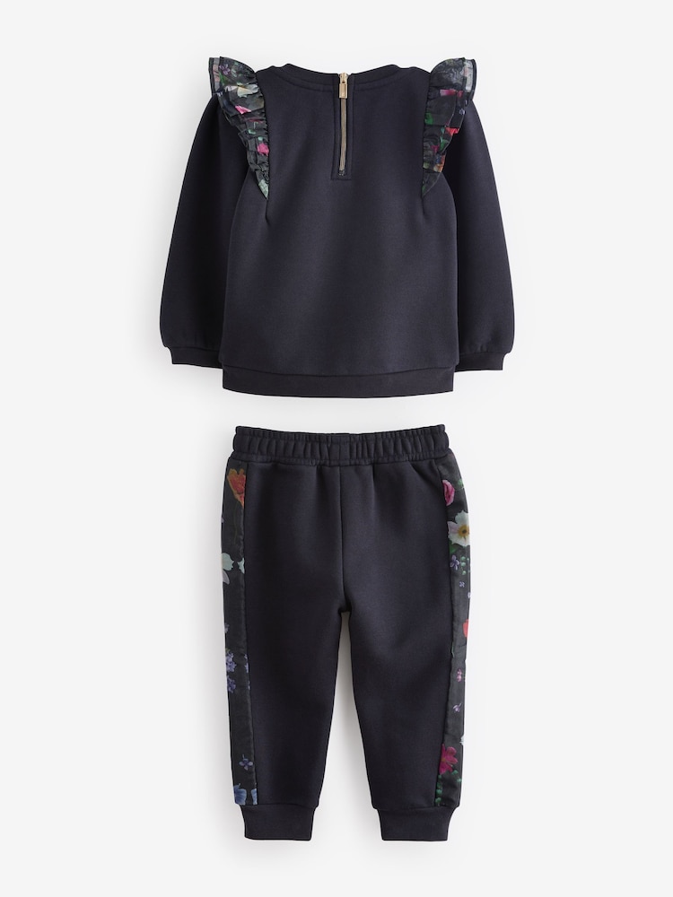 Baker by Ted Baker 2 Piece Frill Sweat Top and Joggers Set - Image 7 of 12