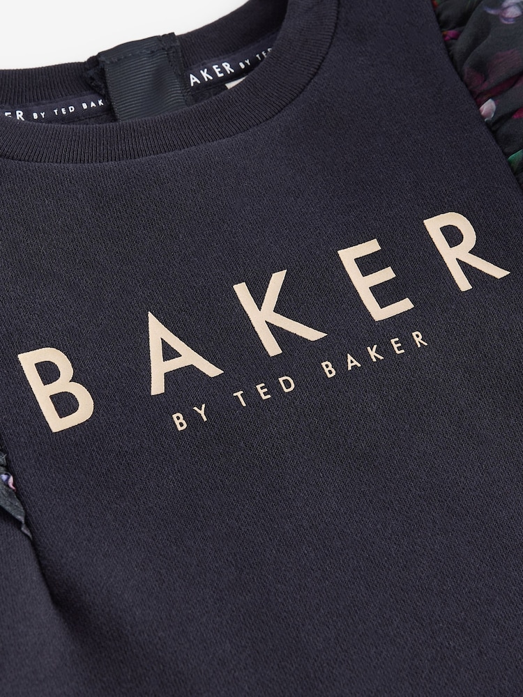 Baker by Ted Baker 2 Piece Frill Sweat Top and Joggers Set - Image 8 of 12