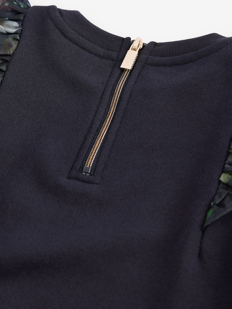Baker by Ted Baker 2 Piece Frill Sweat Top and Joggers Set - Image 9 of 12