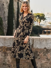 Sosandar Bedrucktes Hemdkleid - Bild 3 von 5