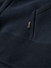 Superdry Eclipse Navy Essential Logo Zip Hoodie - Image 4 of 6