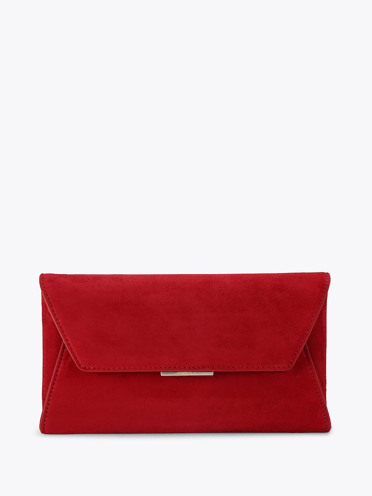 Carvela Red Spirited Clutch Bag - Image 1 of 4