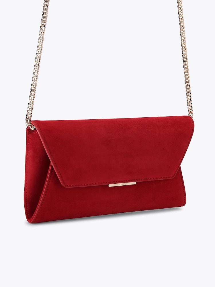 Carvela Red Spirited Clutch Bag - Image 2 of 4