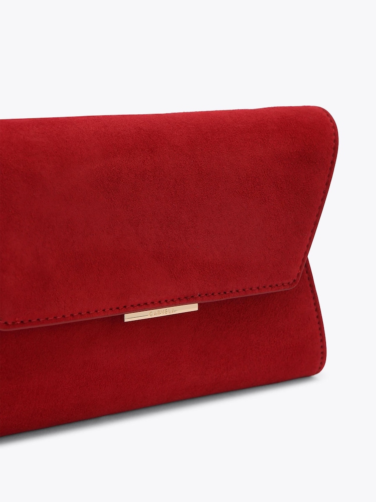 Carvela Red Spirited Clutch Bag - Image 4 of 4