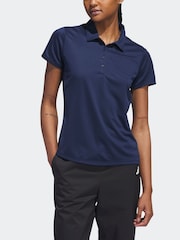 Azul marino - Polo de manga corta liso de mujer de adidas Golf - Imagen 4 de 7