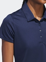 Azul marino - Polo de manga corta liso de mujer de adidas Golf - Imagen 5 de 7