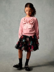 Baker by Ted Baker 2 Piece Sweat Top and Tulle Mesh Skirt Set - Image 1 of 7