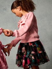 Baker by Ted Baker 2 Piece Sweat Top and Tulle Mesh Skirt Set - Image 3 of 7