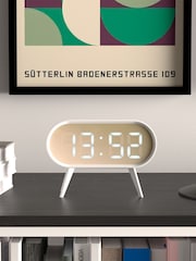 Space Hotel White A Futuristic Alarm Clock - Image 1 of 4