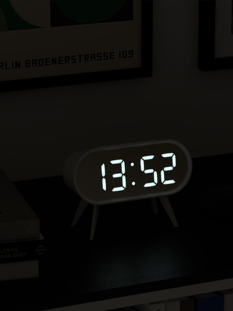 Space Hotel White A Futuristic Alarm Clock - Image 4 of 4