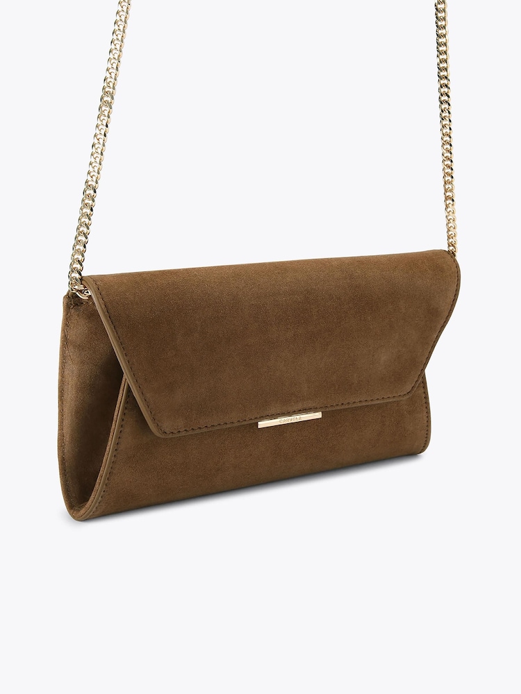 Carvela Brown Spirited Clutch Bag - Image 2 of 4