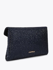 Carvela Blue Stargaze Clutch Bag - Image 3 of 4