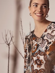 Cream Green Melody Knee Length Dress - Image 2 of 4