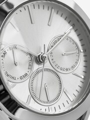 Silver Tone Mini Boyfriend Watch - Image 4 of 4