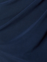 Adrianna Papell Blue Jersey Combo Ankle Dress - Image 6 of 6