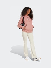 adidas Cream Essentials Small Logo Flared Leggings - Image 3 of 6