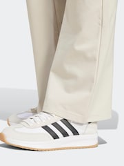 adidas Cream Essentials Small Logo Flared Leggings - Image 4 of 6