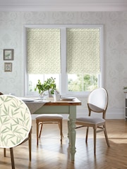 Laura Ashley Green Willow Leaf Hedgerow Made to Measure Roman Blind - Image 1 of 6