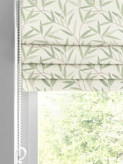 Laura Ashley Green Willow Leaf Hedgerow Made to Measure Roman Blind - Image 2 of 6