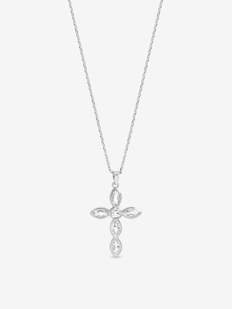 Inicio Bezel Cross Necklace - Imagen 2 de 2