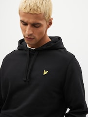 Lyle & Scott Black Cotton Pullover Hoodie - Image 4 of 7