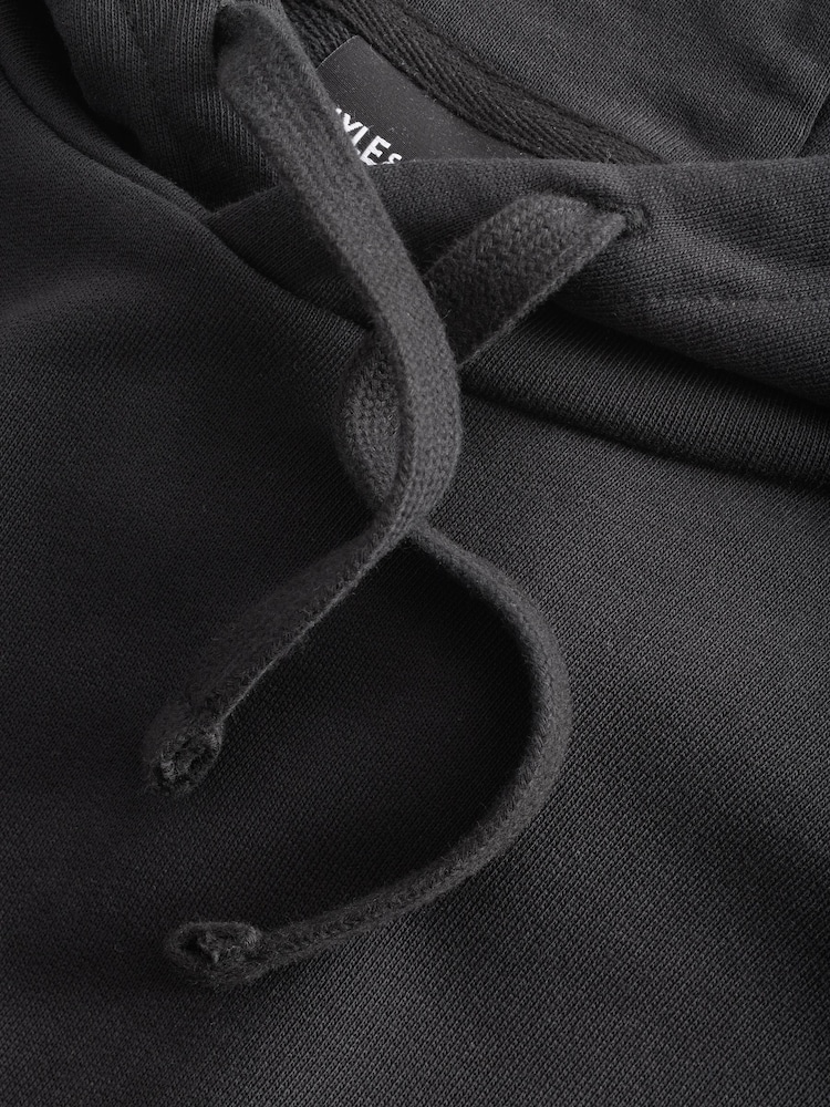 Lyle & Scott Black Cotton Pullover Hoodie - Image 7 of 7