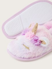 Monsoon Purple Elda Marble Unicorn Sliders - Image 3 of 3