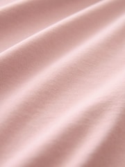 Pink Regular Fit Essential Crew Neck 100% Cotton T-Shirt - Image 7 of 7