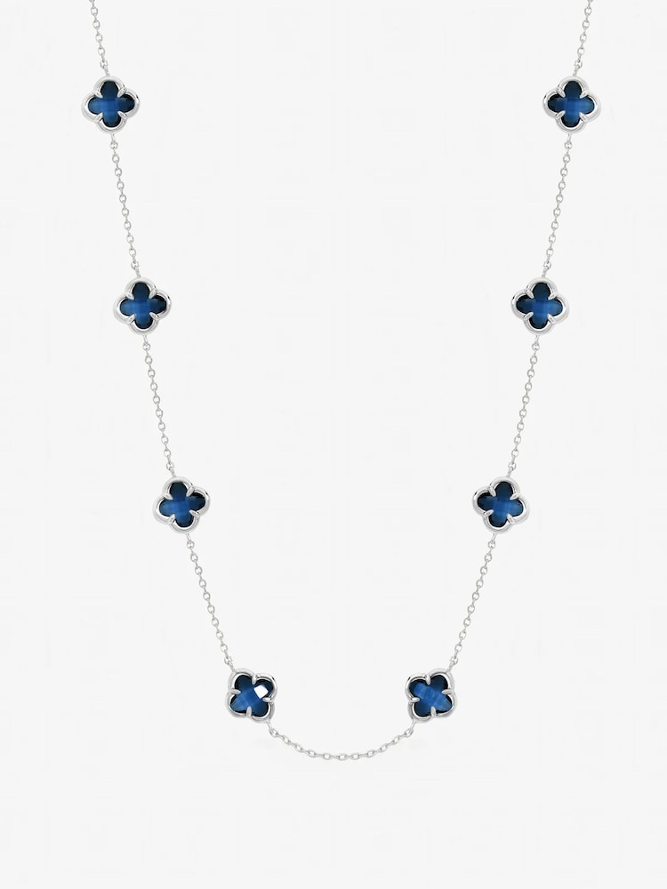 Inicio Sapphire Clover Necklace - Imagen 1 de 2